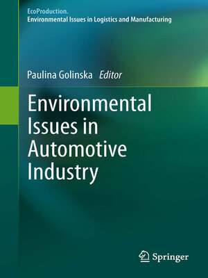 cover image of Environmental Issues in Automotive Industry